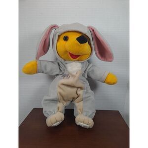 Disney - Pooh In Rabbit Costume‎ ( Thumper) 12"tall Plush / Pre-owned No Tags